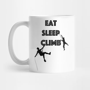 Eat Sleep Climb Funny - Climbing Mug